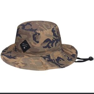 Billabong Big John Bucket Hat - Tactical Camo. Canvas Safari Sz: OS. Drawstring.